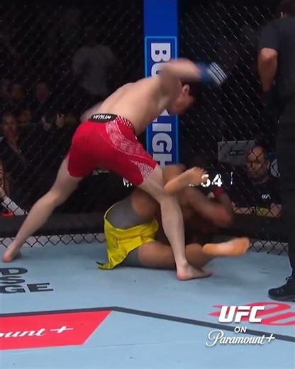 PROPER MIKE WITH THE FINISH 🙌 #ufcwinnipeg