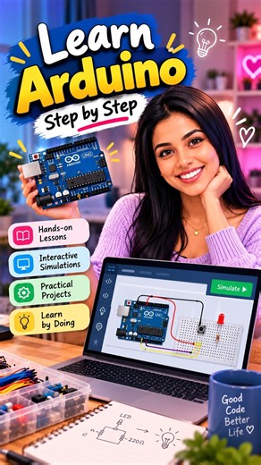 🤯 Learn Arduino Online! Interactive Circuit Simulations & Projects for Beginners ⚡