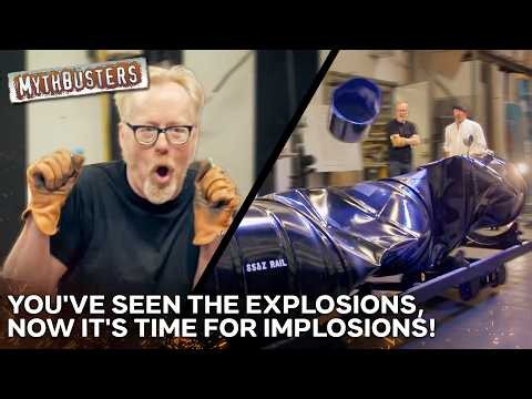 Can A Steam-Filled Railroad Car Implode Under Its Own Vacuum? | Mythbusters