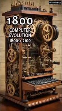 From 1800 to 2100 💻 The Evolution of Computers (AI Future)