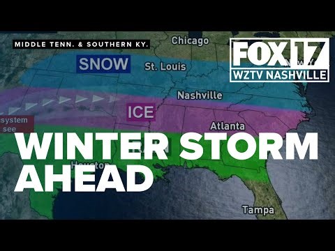 Winter storm likely to bring snow to Middle Tennessee this weekend