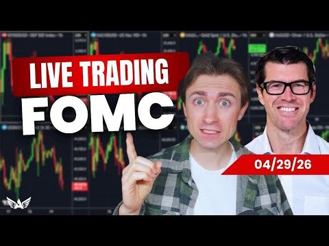 LIVE Trading FOMC Gold, Nasdaq, Forex | A1 Trading Show