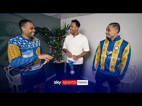 Leeds United play Secret Santa with Struijk, Okafor, Stach, Aaronson, Nmecha and more 🎅