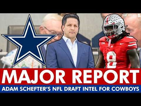 🚨 MAJOR NFL DRAFT REPORT From Adam Schefter On Cowboys Trading Up For Arvell Reese & More Trade Buzz