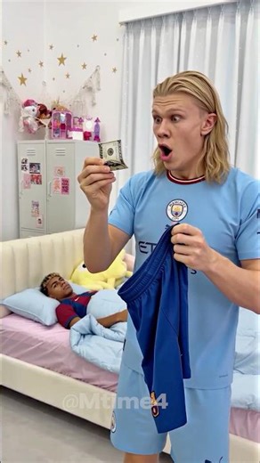 Trying to Find the Hidden Money 💸😂 #football #haaland #parody