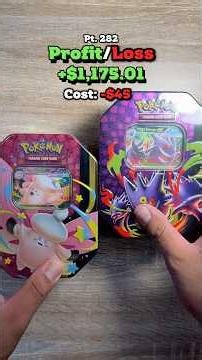 Mega Gengar and Clefable Moonlit Tin Pack Opening! (Pt. 282) Channel Profit/Loss Series #pokemontcg