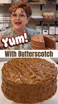 Butterscotch & Chocolate Cake - It's a Beauty Y'all,