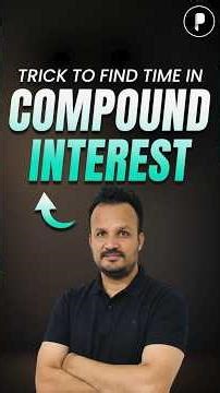 Find Time in Compound Interest Problems | 5-Second Math Trick for SSC, Banking & Railway Exams