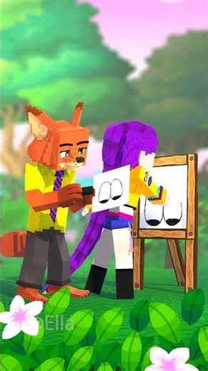 Rumi and Nick - Drawning Challenge (Zootopia 2 x Kpop Demon Hunters) Animation #zootopia2 #rumi