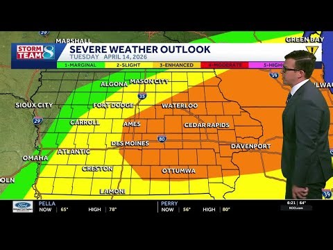 Iowa weather: Tracking strong storm chances this week