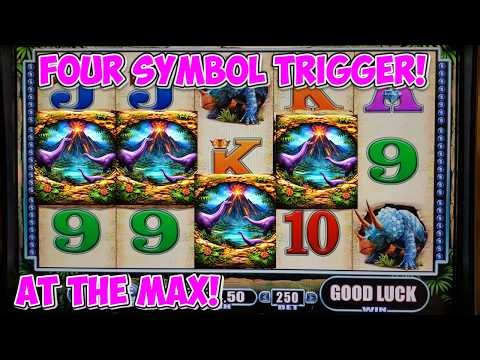 4 SYMBOL TRIGGER SUPER SESSION WIN on Big Rex Slot Machine! - WMS Classic - MAX BET Live Play