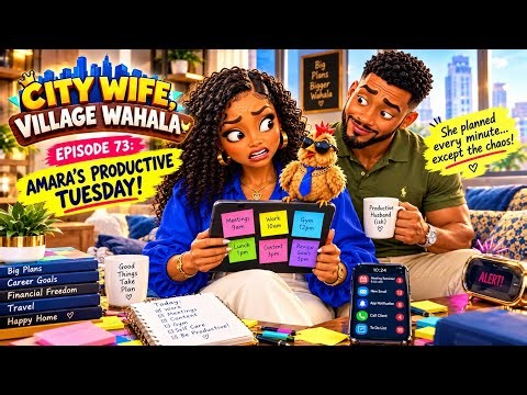 😂 Amara Tries to Have a Productive Tuesday! 🐔💼 | City Wife, Village Wahala Episode 73