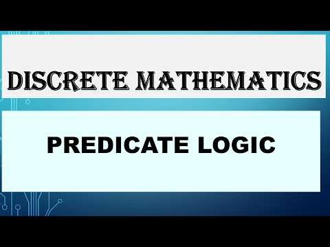 #DiscreteMathematics#Predicate#Logic: