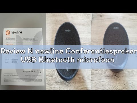 Review N newline Conferentiespreker USB Bluetooth microfoon voor PC, ruisonderdrukking, 360° stemopn