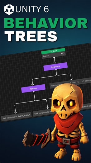 New Tutorial: Build Complex Enemy AI with Behavior Trees #gamedev #madewithunity #unity3d #unitytips