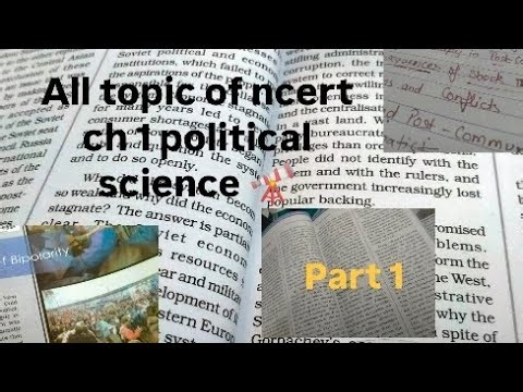 Class 12 Political science Arts ❤️The end of bipolarity 