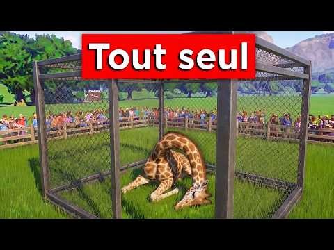 J'ai ouvert un Zoo avec 1 seul Animal (il est exploité)