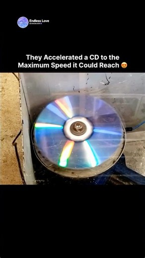 They Accelerated a CD to the Maximum Speed it Could Reach 😍