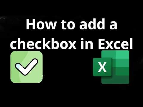 How to add a checkbox in Excel - complete guide