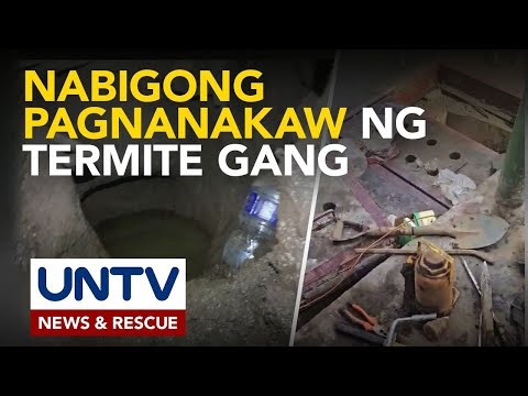 Tunnel patungo sa pawnshop, nadiskubre sa Silang, Cavite