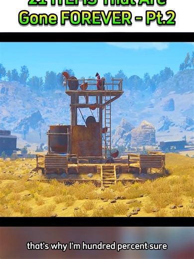 21 ITEMS That Are Gone FOREVER - Pt.2 #rust #rustgame #rustconsole #tipsandtricks #guide #challenge #gameontiktok