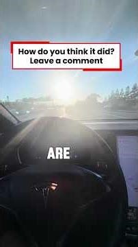 Can Tesla FSD Handle Blinding Sun? Legacy Model X Freeway Merge Test