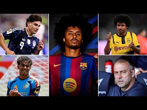 BARCELONA BID FOR KARIM ADEYEMI! - YAMAL WANTS JULIAN ALVAREZ AT BARÇA!