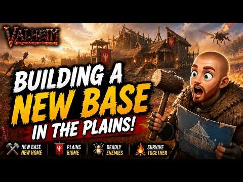 Building Our New Plains Base! 🏰 | Valheim w/ The Gamer Gang