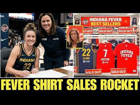 Indiana Fever Shirt Sales EXPLODE After Sophie Cunningham Re-Signs! WNBA Fans Go Wild.