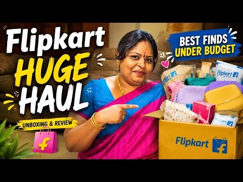 HUGE FLIPKART HAUL| UNBOXING AND REVIEW|UNDER BUDGET 