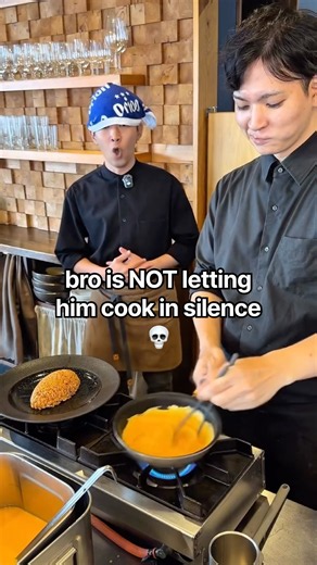 Bro Is Making Omelettes While Bro Drops a Japanese Hit 🎤🍳🇯🇵 #shorts