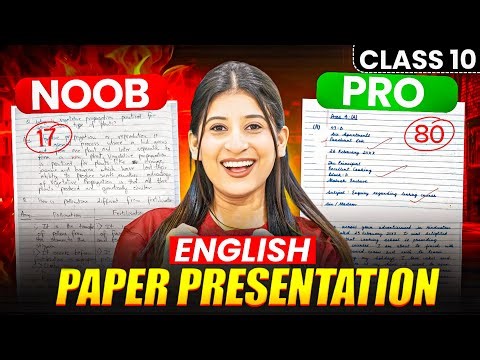 CBSE AIR 1 English Paper Presentation🔥| Class 10 tips and tricks! 
