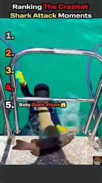 🔥 Ranking the CRAZIEST Shark Attacks Caught on Camera 🦈😳#shorts