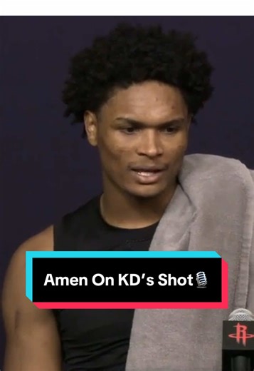 What a night 👏 #NBA #basketball #AmenThompson #Rockets | kd game winner