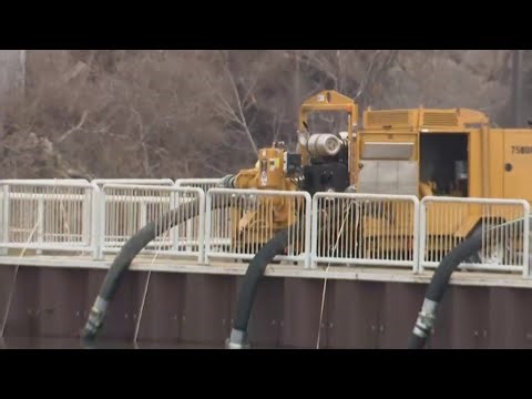 DNR utilizes high-pressure pumps to bring down Cheboygan dam levels