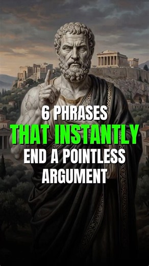 6 Stoic Phrases That Instantly End Any Argument Stay Calm & Win #stoicism