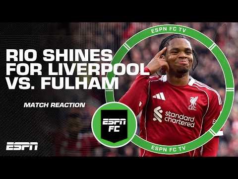 ‘RIO WAS AMAZING!’ 👏 Will Liverpool START Rio Ngumoha MORE often moving forward? 🤔 | ESPN FC
