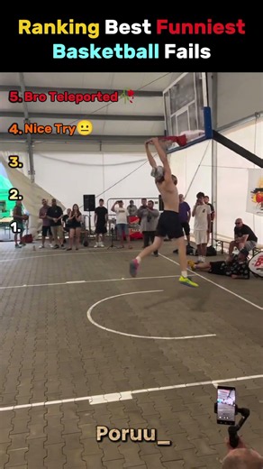 Ranking Best Funniest Basketball Fails