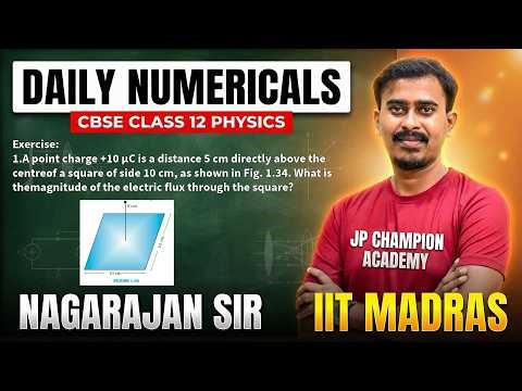 🔴 #21 CH 1 Electric fields and charges Exercise Physics Problems Class 12 Must Solve| CBSE NEET/JEE