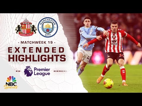 Sunderland v. Manchester City | PREMIER LEAGUE HIGHLIGHTS | 1/1/2026 | NBC Sports