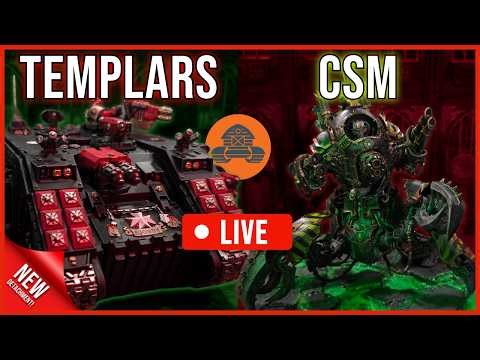 Black Templars vs Chaos Space Marines – 2000pt Battle Report | Warhammer 40k