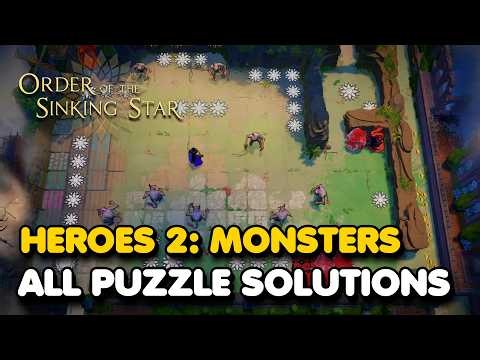 Order of The Sinking Star - Heroes 2: Monsters All Puzzle Solutions (Walkthrough)