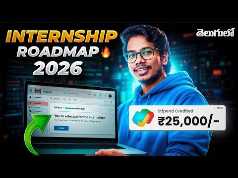 Internship Roadmap 2026 | How to Get Software Internship | Internship Guide in Telugu | Kiran Sagar