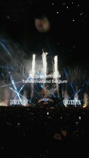 20 days left until Tomorrowland Belgium.