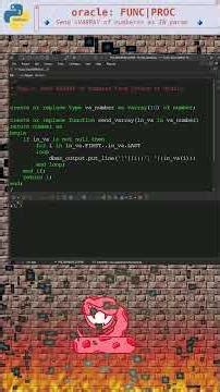 Send VARRAY of numbers from Python to Oracle