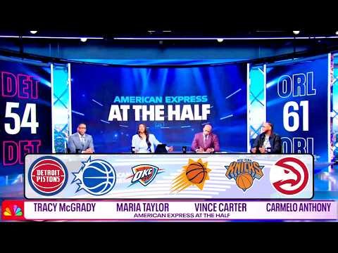 NBA The Halftime Reports with T-Mac, VC & Melo!