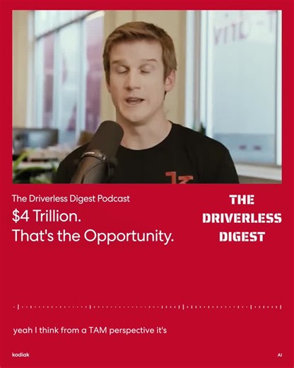 Moving freight is a nearly $1 trillion market in the U.S. and +$4 trillion globally. On The Driverless Digest, Don Burnette explains that Kodiak went after global logistics because the industry… | Kodiak