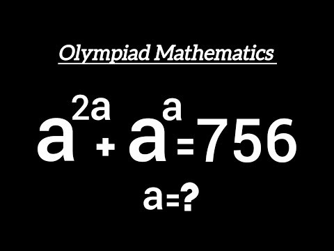 Russian | Can you solve? | Nice Algebraic Problem | Olympiad Mathematics | a=?