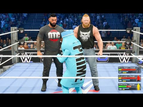 WWE 2K25 Prime Bottle Vs Roman Reigns Brock Lesnar John Cena Cody Rhodes