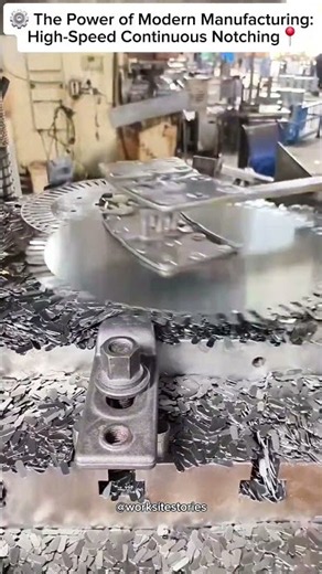 ​⚙️ The Power of Modern Manufacturing: High-Speed Continuous Notching
